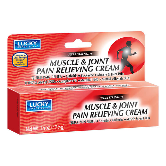 LUCKY MUSCLE & JOINT PAIN CREAM 1.5oz (ITEM NUMBER: 14143)