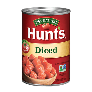 HUNTS DICED TOMATOES CAN 14.5oz (ITEM NUMBER: 20189)