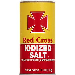RED CROSS IODIZED SALT 26oz (ITEM NUMBER: 10114)